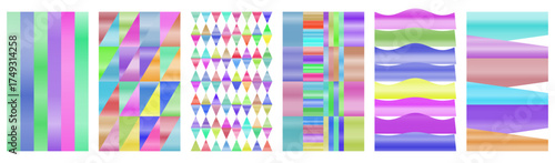 Iridescent gradient holographic rainbow pearl backgrounds, opal shimmer metallic texture collection for futuristic design, fashion posters, luxury graphics, and dazzling artistic projects