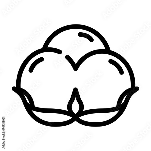 cotton seed Line Icon