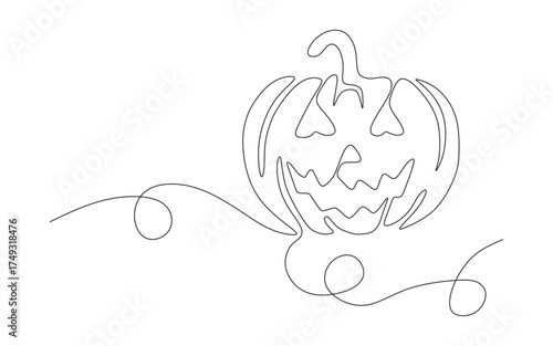 halloween line art 