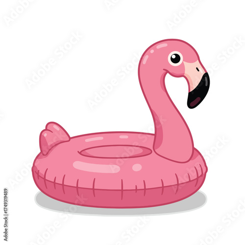 Adorable Pink Flamingo Inflatable Pool Float Toy.