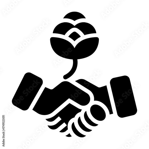 cotton purchase transaction Solid icon