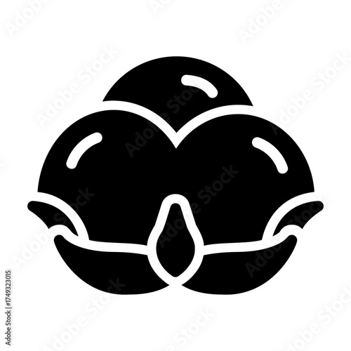cotton seed Solid icon