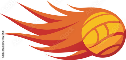 Vibrant vector illustration of a sepak takraw player in action