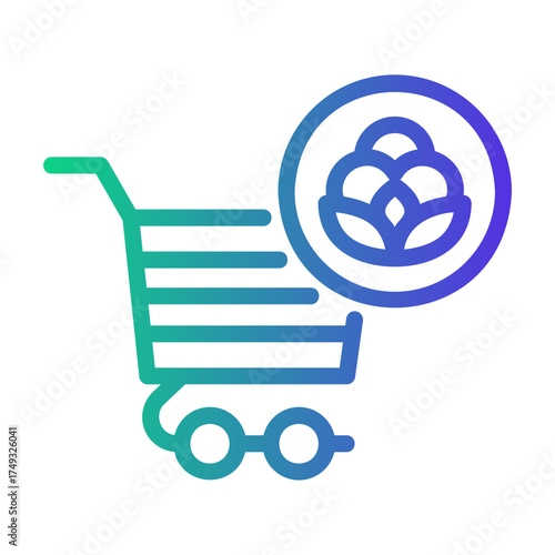 buy Line Gradient Icon