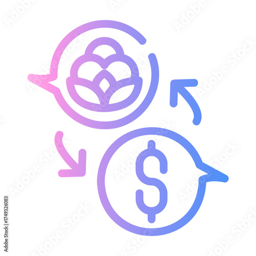 chat Line Gradient Icon