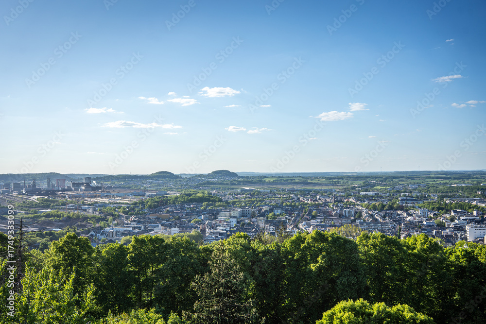 Obraz premium Vue panoramique d'Esch-sur-Alzette, Luxembourg