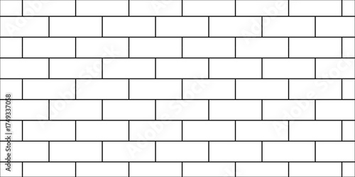 Pavement seamless mosaic stone concrete wall surface tiles. subway vector block rock white brick wall texture background.	