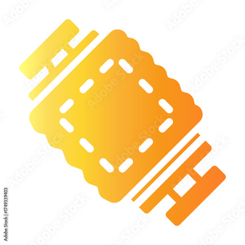 cotton thread spool Gradient icon
