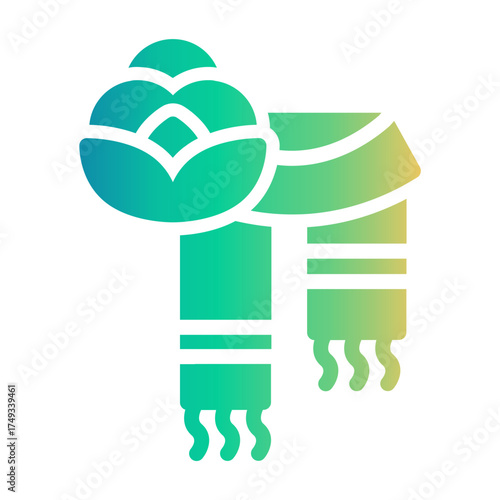 headscarf Gradient icon