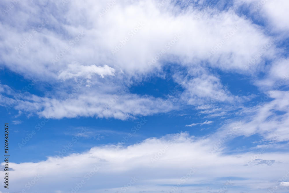 Obraz premium clear blue sky background,clouds with background. 