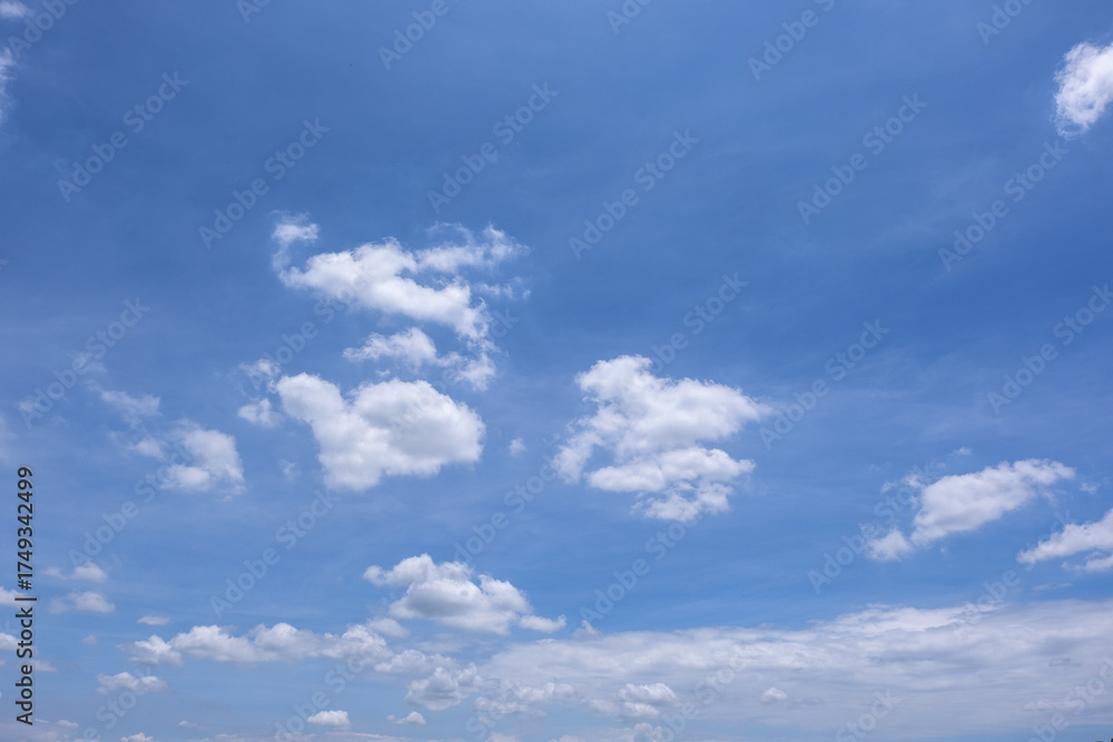 Obraz premium clear blue sky background,clouds with background. 