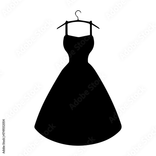 Elegant Dress Silhouette