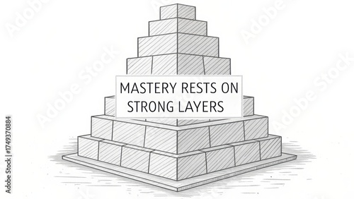Mastery Foundations Illustrated with Pyramids and Strong Layers