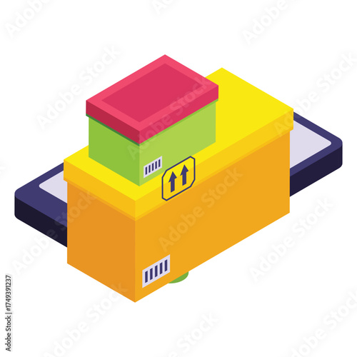 E-commerce platform offering discounts and big online sale events illustration