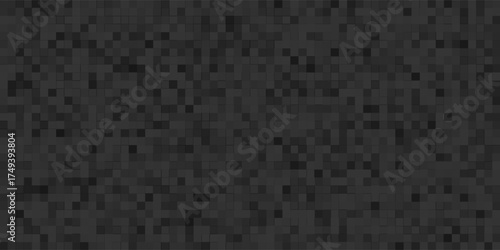 Black abstract background with transparent squares, vector illustration eps10