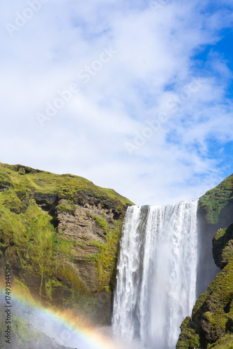 waterfall in iceland