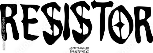 This font can be used for modern graphic design