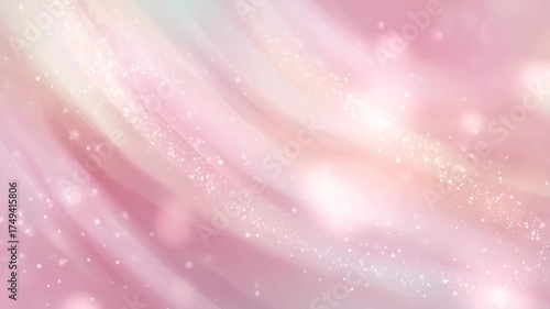 柔らかな光が流れる幻想的な背景の動画