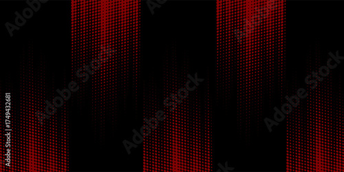 sports background design with red and black accent colors with a dot texture pattern vector illustration modern