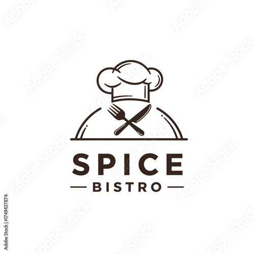 restaurant food logo design concept vintage retro
