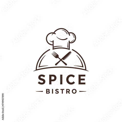 restaurant food logo design concept vintage retro
