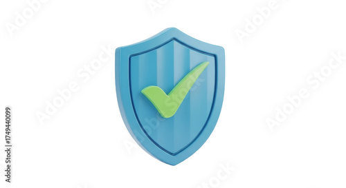 Isolated blue shield with green check mark signifying protection and safety icon Free Download Isolated blue shield with green check mark signifying protection and safety icon - GFXLoad