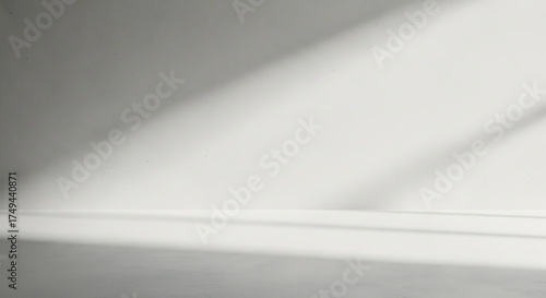 Wallpaper Mural White Wall with Shadow Torontodigital.ca