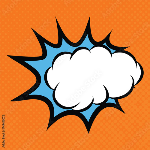cartoon-comic-style-banner-vector-templates-orange-background