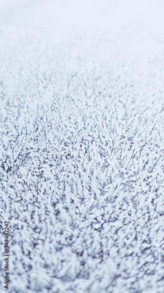 Obraz premium Frosted surface with selective focus on a specific point