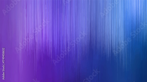 Abstract gradient background with vertical lines in blue and purple.