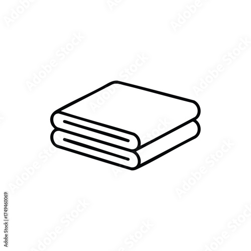 Neatly folded stack of soft towels provides essential comfort and cleanliness for everyday use and hospitality settings