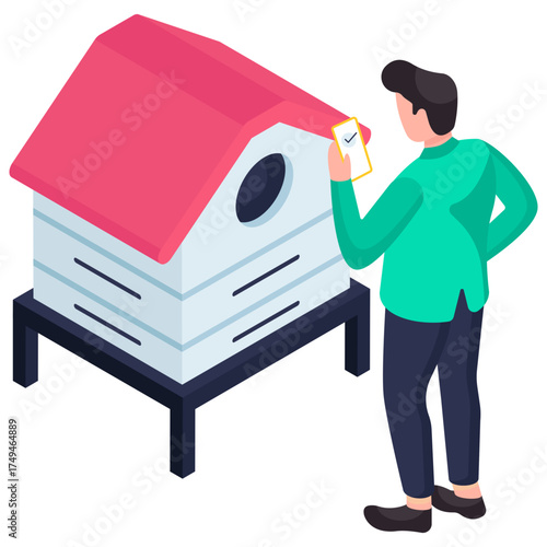 Premium download illustration of birdhouse 