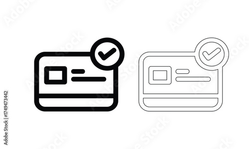 Set of Approved Credit Card Payment Icons.