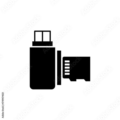 USB and Micro SD Data Storage Solid Set