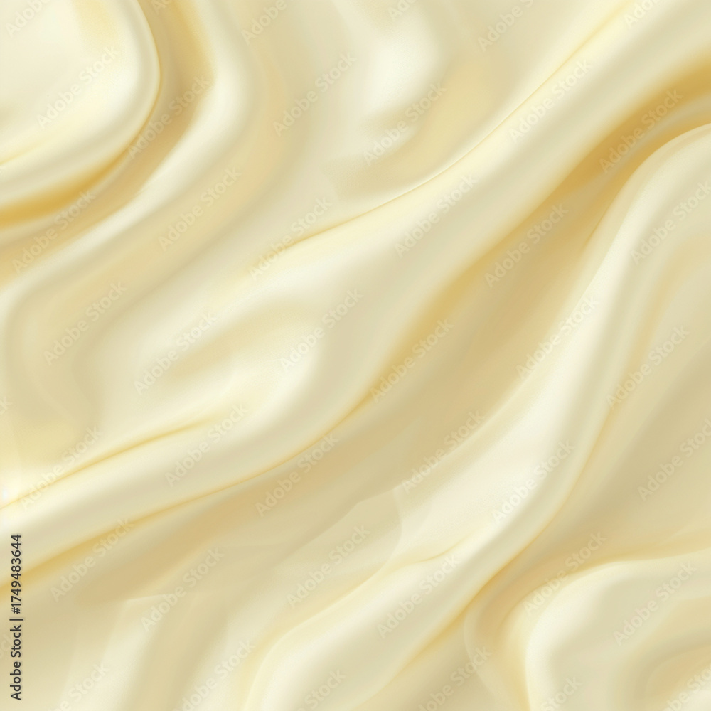 Obraz premium Soft Cream Satin Fabric Texture Background