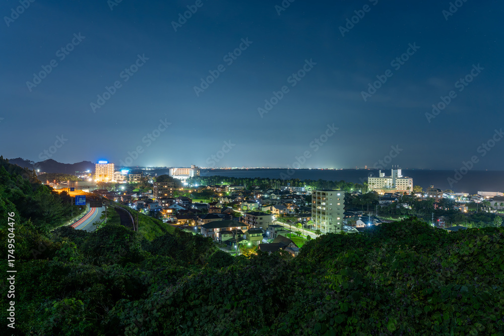 Fototapeta premium 青島パーキングから見た夜景