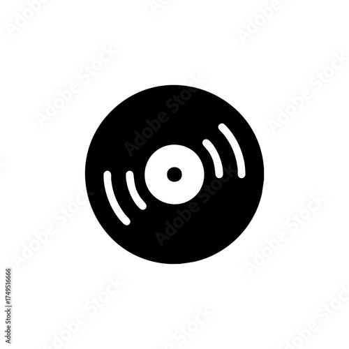 Vinyl record icon