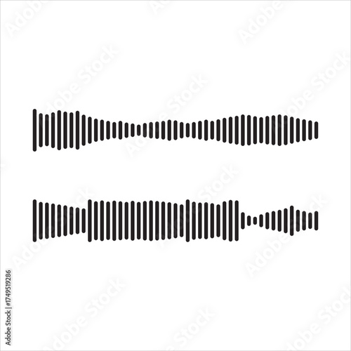 sound waves icon vector illustration