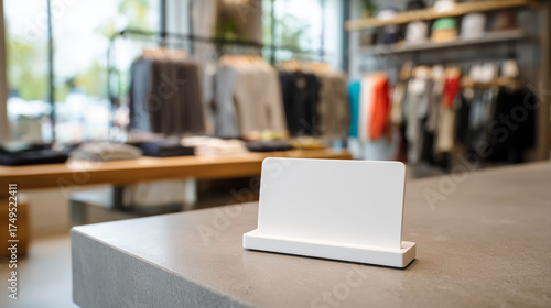 Wallpaper Mural Blank Sign In A Retail Setting Torontodigital.ca