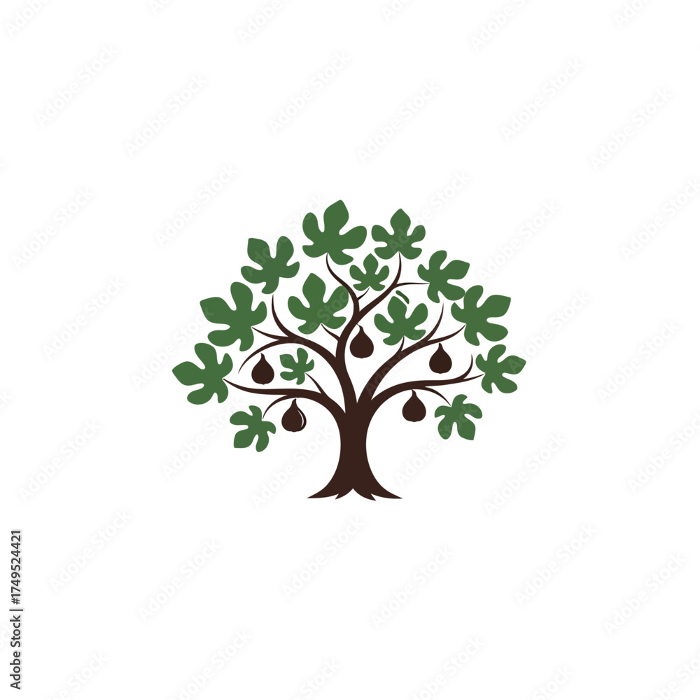 Fototapeta premium tree with green leaves