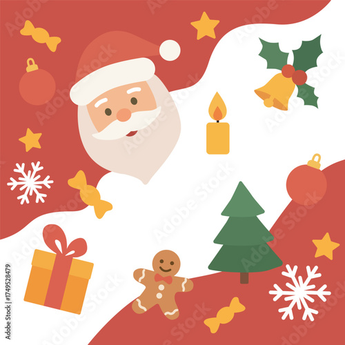 christmas icons set
