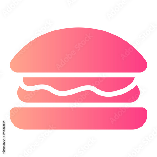 burger gradient icon