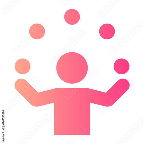 circus gradient icon