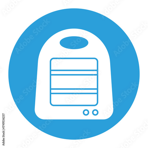 Electric heater Vector icon which can easily modify or edit