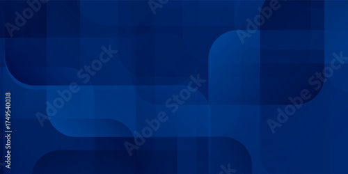 Abstract blue background with glowing geometric lines. gradient light shiny modern good