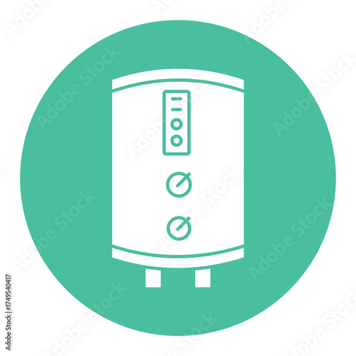Central heating Vector icon, which can easily modify or edit