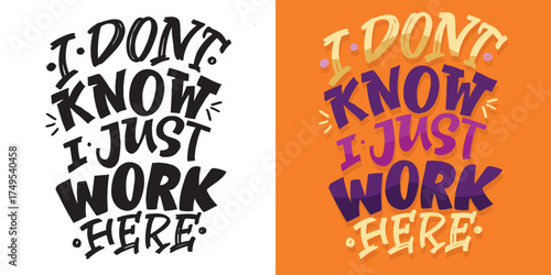 Cute hand drawn doodle lettering quote. Lettering for t-shirt design, mug print, bag print, clothes fashion. 100% hand drawn vector image.