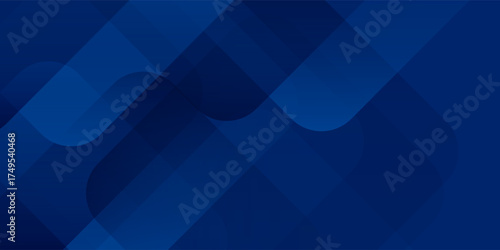 Abstract blue background with glowing geometric lines. gradient light