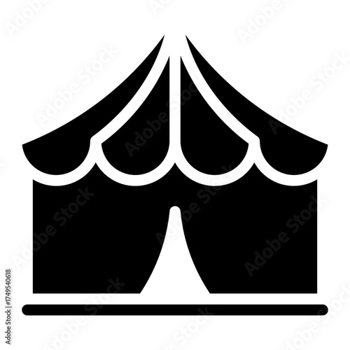 circus glyph icon