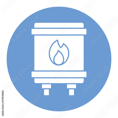 Water geyser Vector icon which can easily modify or edit